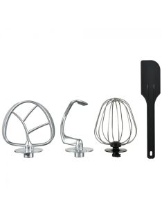   Планетарен миксер с иноксова купа ZEPHYR ZP 1115 T, 1500W, 8.5 литра, 6 степени, Приставки, Сребрист - Код G8414