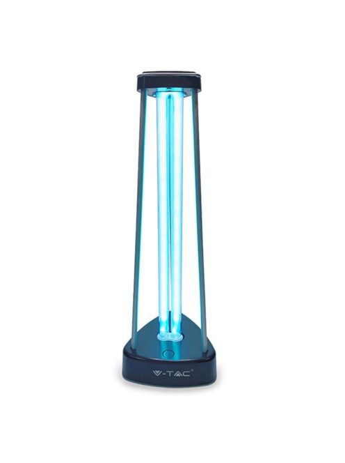 Бактерицидна антивирусна лампа V-TAC 11203 , UV + Озон, 38W, 60 кв.м, Таймер, Черен - Код G8417