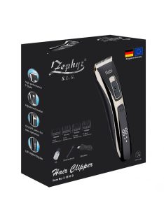   Машинка за подстригване ZEPHYR ZP 1810 D, LED дисплей, Безжична употреба, Включени аксесоари, Черен - Код G8439