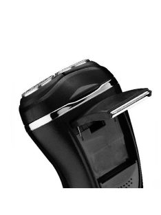   Акумулаторна самобръсначка SAPIR SP 1814 F, 3 въртящи глави, Изскачащ тример, Черен - Код G8444