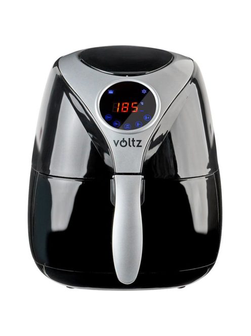 Фритюрник с горещ въздух Air Fryer Voltz V51980D, 1600W, 3.2 литра, Тъч дисплей, Таймер, Черен - Код G8446