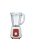 Блендер ZEPHYR ZP 1162 G, 500W, 1.5 литра, 2 степени + импулс, Бял/червен - Код G8463