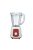 Блендер ZEPHYR ZP 1162 G, 500W, 1.5 литра, 2 степени + импулс, Бял/червен - Код G8463