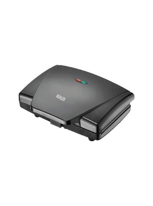 Уред за гофрети Muhler MHT-244W, плочи-белгийска гофрета, Черен - Код G8520