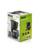 Кафеварка Muhler MCM-1080, 600W, 4-6 чаши кафе, Черен - Код G8537