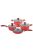 Комплект тенджери, касерола и тиган ZEPHYR Red Passion ZP 4418 E7, 7 части, Мраморно покритие, Червен - Код G8544