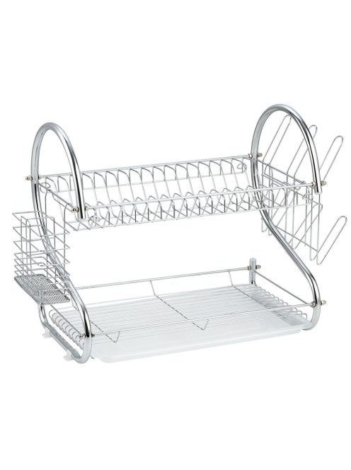 Сушилник за съдове 2 нива Muhler MR-5224CR 52x24.5x37cm, Сив - Код G8568