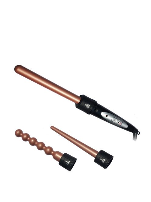 Професионална маша за коса ELEKOM ЕК-858 - 3 стила на къдрене, 50 W, Черен - Код G8582