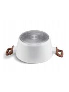 Комплект тенджери Zilner ZL 8560, 6 части, алуминий, бял - Код G8591