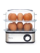 Уред за варене на яйца и готвене на пара HOMA HVG-5516 Vigo, 500W, 16 яйца, Сив - Код G8627