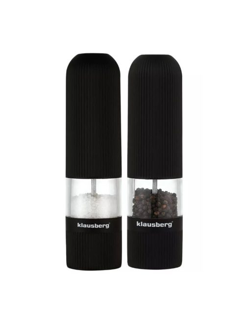 Електронни мелнички за сол и пипер Klausberg KB-7574, 2 бр., Черен - Код G8640