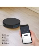 Прахосмукачка робот MUHLER Bobby 1, 28 W, 200 ml Контейнер за прах, 230 ml Воден контейнер, Черен - Код G8662