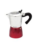Кубинска кафеварка ZEPHYR ZP 1173 J6, 6 чаши, Червен/сребрист - Код G8663