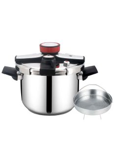   Тенджера под налягане ZEPHYR Z 1311 G7S, 7л, Многослойно термо дъно, Сив - Код G8665