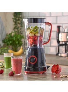   Блендер HOMA HB-505P, Atlanta, 500W, 1.5 L, 2 скорости, Черен/Червен - Код G8687