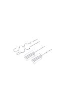 Ръчен миксер с купа Homa HMX-309BL, Atlanta, 300W, 2 бъркалки, 5 скорости, 2,5л купа, Черен/Червен - Код G8689