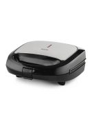 Уред за сандвичи и гофрети 2в1 Muhler MH-899D, плочи-грил и белгийска гофрета, 750W, Черен/Сив - Код G8692