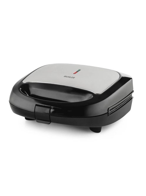 Уред за сандвичи и гофрети 2в1 Muhler MH-899D, плочи-грил и белгийска гофрета, 750W, Черен/Сив - Код G8692