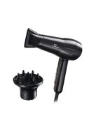 Туристически сешоар ELEKOM ЕК-833N, 1200W, с дифузер, Черен - Код G8696