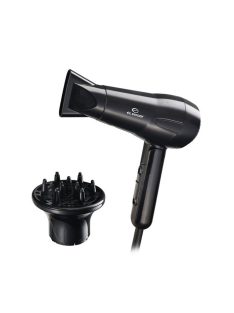   Туристически сешоар ELEKOM ЕК-833N, 1200W, с дифузер, Черен - Код G8696