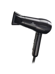   Туристически сешоар ELEKOM ЕК-833N, 1200W, с дифузер, Черен - Код G8696