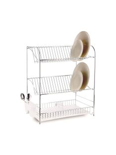   Сушилник за съдове TEKNO TEL KB 017, 3 нива, Хром - Код G8735