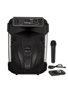   Активна тонколона Rancore RS151X, 16W, 65dB, USB кабел, дистанционно управление, безжичен микрофон, Черен - Код G8737