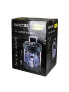 Активна тонколона Rancore RS151X, 16W, 65dB, USB кабел, дистанционно управление, безжичен микрофон, Черен - Код G8737