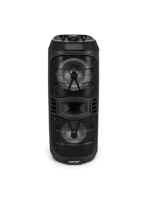 Активна тонколона Rancore RS661, 16W, 65dB, Дистанционно управление, USB кабел, Mикрофон с кабел, Черен - Код G8738
