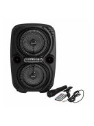 Активна тонколона Rancore RS662, 10W, Микрофон, Черен - Код G8741