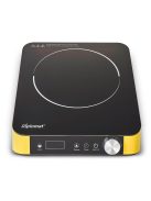 Котлон керамичен DIPLOMAT DGC A1813K YELLOW, 100-2000W, Таймер 0-180 мин, Черен/Жълт - Код G8744