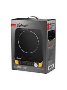 Котлон керамичен DIPLOMAT DGC A1813K YELLOW, 100-2000W, Таймер 0-180 мин, Черен/Жълт - Код G8744