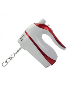   Миксер Voltz/Rosberg V51110A, 500W, 5 скорости+турбо, Хромирани бъркалки, Бял/червен - Код G8751