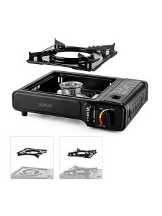   Къмпинг газов котлон MUHLER FX-8488, Черен - Код G8774