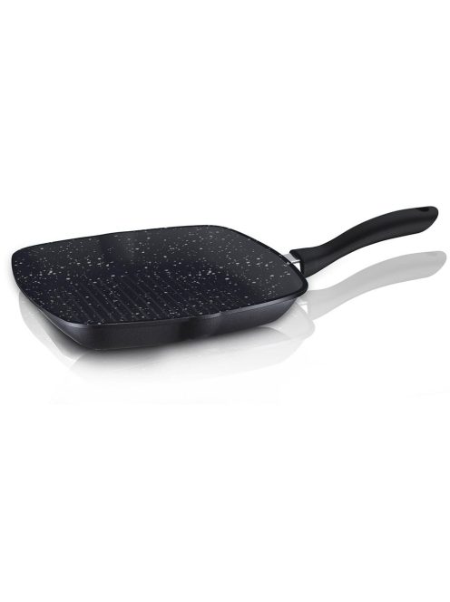 Грил тиган ZEPHYR Z 4316 M28, 28см., Незалепващо покритие, Гранит, Правоъгълен, Черен - Код G8780