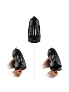   Инсектицидна лампа Muhler MIK-30, 20 м2, 4W, Черен - Код G8784