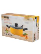 Тенджера с капак Muhler Ida MR-2032, 20x9cm, 2.5L, Жълт - Код G8795