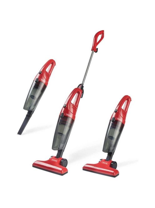 Прахосмукачка вертикална и ръчна 2в1 Rosberg R51001A, 600W, 0.8 литра, Циклон, Без торба, Червен - Код G8813