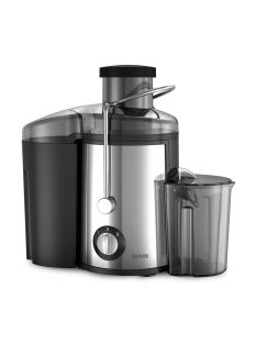   Сокоизстисквачка Muhler MJ-686, 600W, Контейнер за отпадъци 1.5 L , Черен/Сив - Код G8817