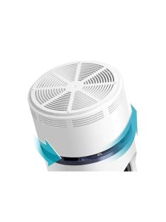   Лампа против комари JUST FANTASTIC JF-01, USB порт, UV LED x6, 360-400 nm, BPA free, Бял/Син - Код G8847