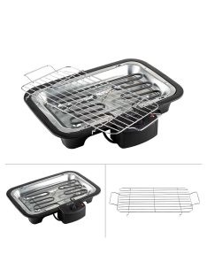   Скара електрическа MUHLER MG-3731B, 2000W, Регулируем термостат, Черен - Код G8852