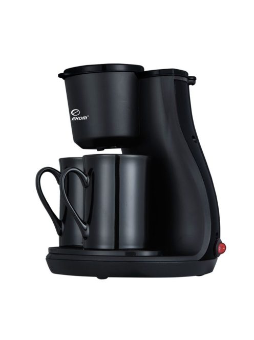 Кафемашина ELEKOM ЕК-6621K, С чаши, 450W, 240 мл., Черен - Код G8862