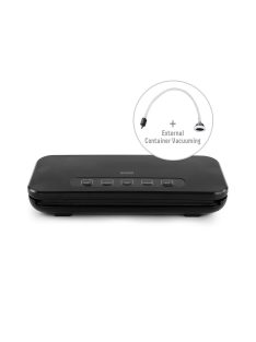   Уред за вакуумиране MUHLER MV-125, 10бр. торбички, 110W, Черен - Код G8882