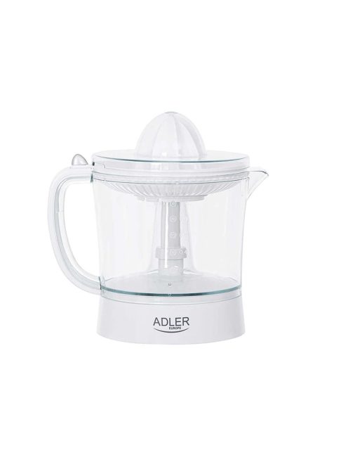 Сокоизстисквачка за цитруси ADLER AD 4009, 60W, 1 литър, 2 приставки, Автоматичнo въртене, Бял - Код G8892