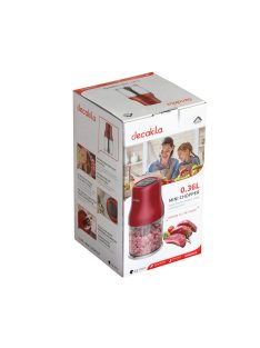   Чопър DECAKILA, 200 W, 0.36 L, Червен - Код G8933