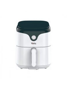 Фритюрник с горещ въздух Air Fryer Oliver Voltz OV51980VD, 1400W, 3.5 литра, Дигитален, Таймер, Температура до 200°C, Бял