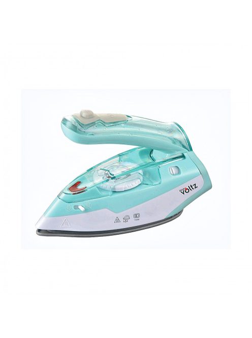 Туристическа парна ютия Oliver Voltz OV51050K, керамична плоча, 1100W, 55мл. прозрачен резервоар, Син