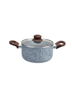 Алуминиева тенджера с мраморно керамично покритие 26см