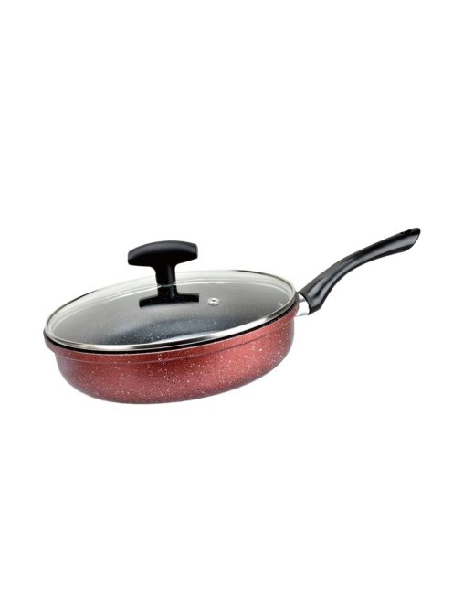 Тиган Rosberg R51319G24CD, 24см., Дълбок, С капак, Мраморно покр