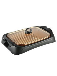 електрически грил ELEKOM ЕК-13 GM, 1800W, С капак